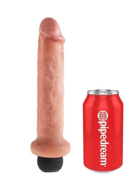 King Cock Squirting Dildo 7in - Vanilla - Image 3