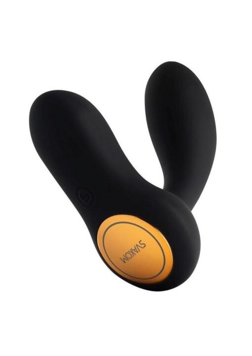 Svakom - Vick Neo - Silicone Prostate Massager - Black/Gold - Image 3