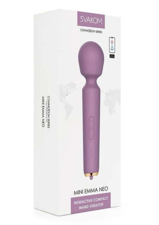 Svakom - Mini Emma Neo - App Compatible Rechargeable Silicone Vibrator - Lavender
