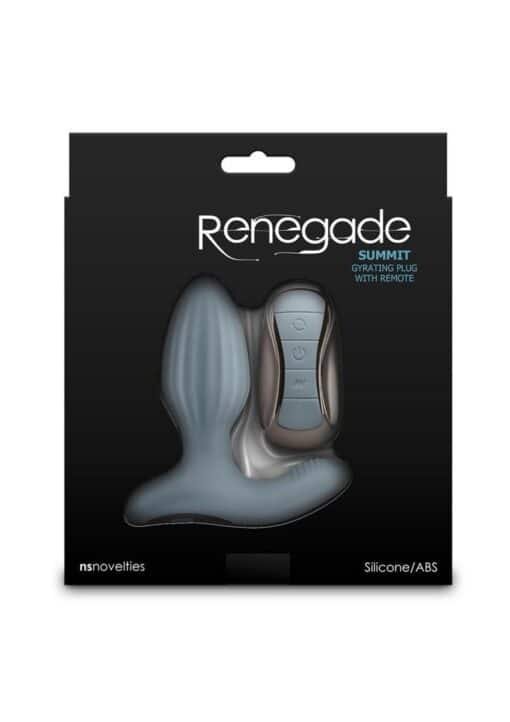 Renegade Summit Rechargeable Silicone Prostate Stimulator - Gray - Image 2