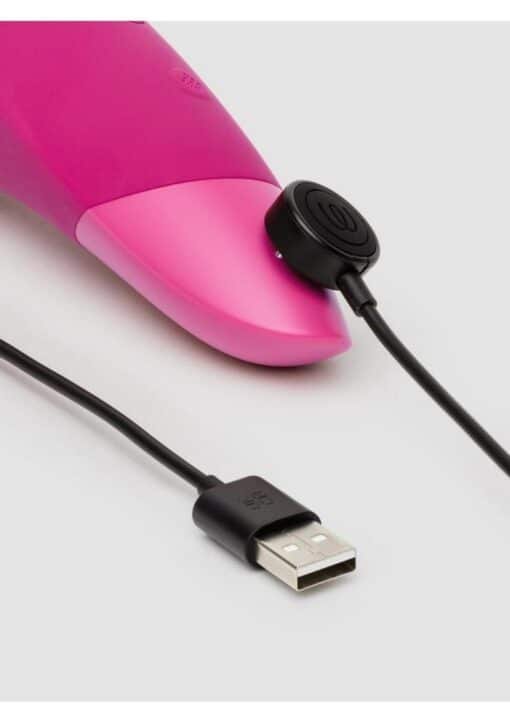 Womanizer Enhance Rechargeable Silicone Clitoral Stimulator - Vibrant Pink - Image 2