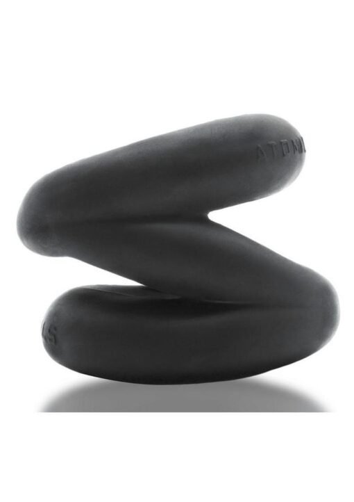 Oxballs Atomic Jock Z-Balls Cock Ring and Ball Stretcher Night Edition - Black - Image 4