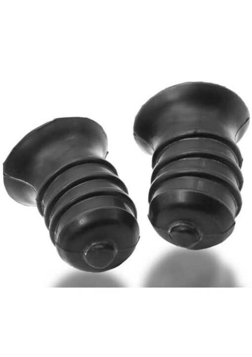 Oxballs Ribnips Curved Wide Base Nip-Suckers Night Edition - Black - Image 3
