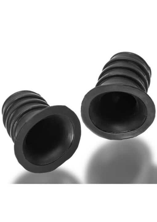 Oxballs Ribnips Curved Wide Base Nip-Suckers Night Edition - Black - Image 2