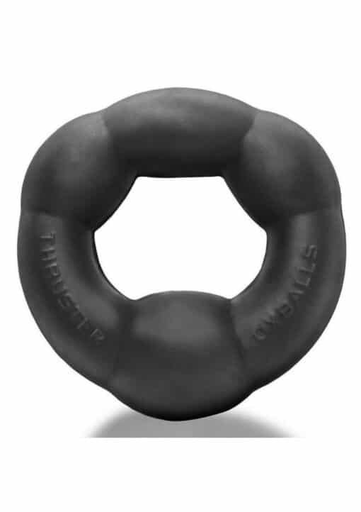 Oxballs Thruster Comfort Bulge Lifter Cockring Night Edition - Black - Image 4