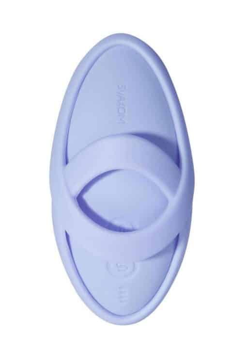 Svakom - Echo 2 - App Compatible Rechargeable Silicone Heated Finger Vibrator - Blue - Image 4