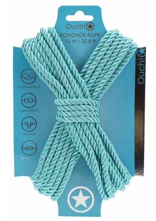 Ouch! Bondage Rope 10 Meter Nylon - Blue