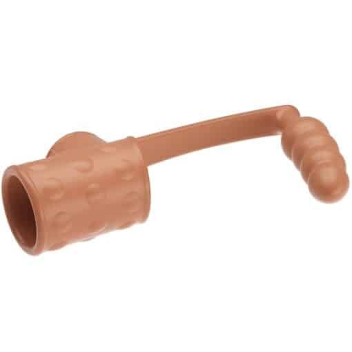 Pretty Love - Penis Sleeve with Anal Plug - Flesh - Image 3