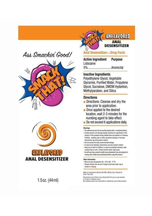 Smack That Anal Desensitizer 1.5oz - Unflavored - Image 2