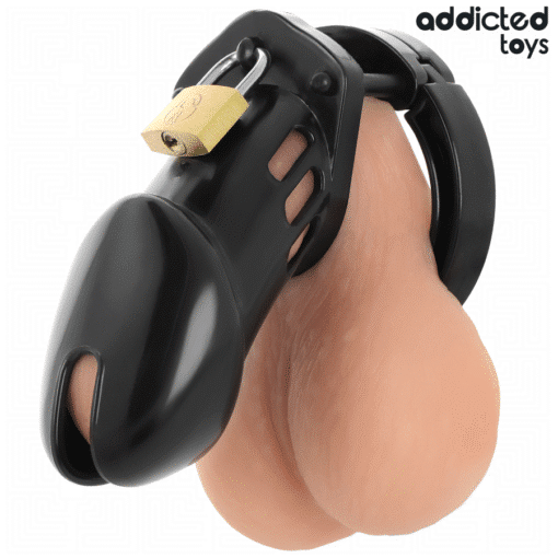 Addicted Toys – Obsidian Hold Medium Penis Cage 9.5CM - Image 2