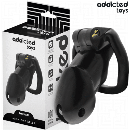 Addicted Toys - Midnight Cell Penis Cage - Large