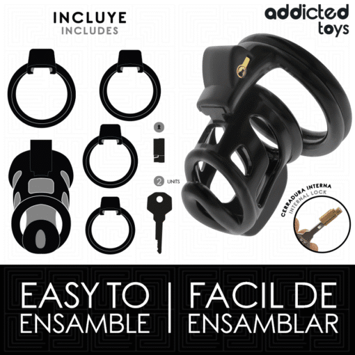 Addicted Toys - Gilden Cage Penis Cage 8.5CM - Image 3