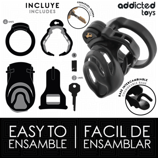 Addicted Toys – Eternal Lock Penis Cage 9CM - Image 3