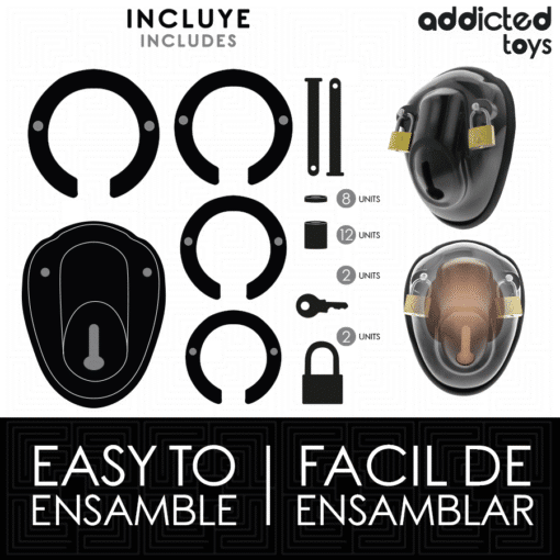 Addicted Toys – Keyless Restraint Penis Cage 11.5CM - Image 3