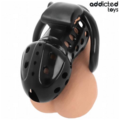 Addicted Toys – Chained Hollow Penis Cage 10.5CM - Image 2