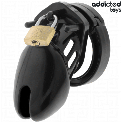 Addicted Toys – Obsidian Hold Small Penis Cage 7CM - Image 7