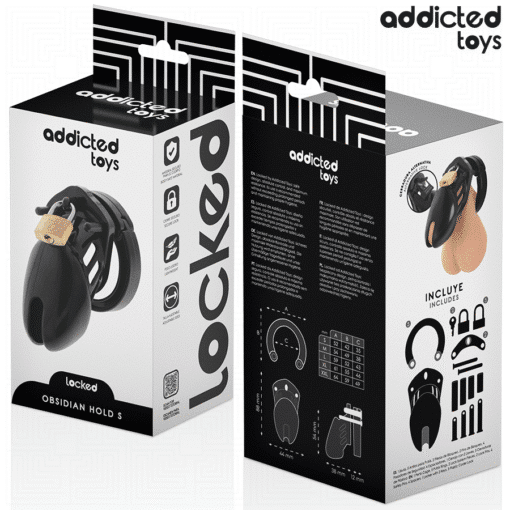 Addicted Toys – Obsidian Hold Small Penis Cage 7CM - Image 5