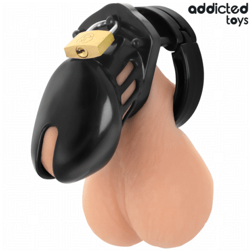 Addicted Toys – Obsidian Hold Small Penis Cage 7CM - Image 2