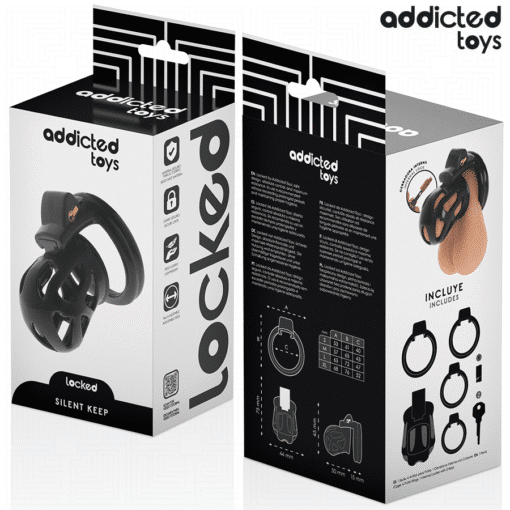 Addicted Toys - Silent Keep Penis Cage 7.5CM - Image 5