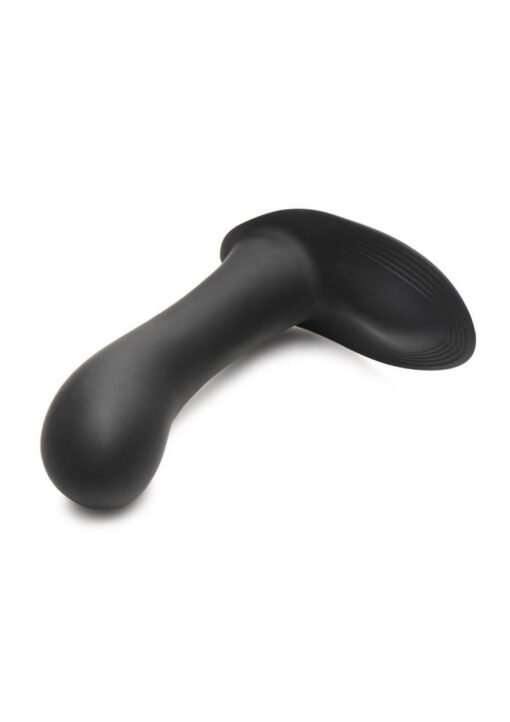 Zeus ZS E-Stim Pro Rechargeable Silicone Panty Vibe with Remote Control - Black - Image 3