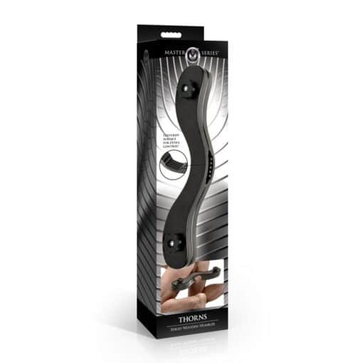 Master Series Thorns Spiked Wooden Humbler - Black