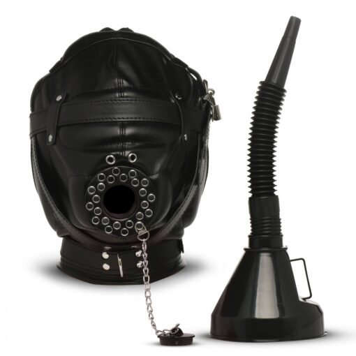 Master Series Degraded Sensory Deprivation Hood with Funnel - Black - Image 2