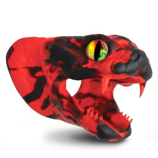 Creature Cocks Master Cobra Silicone Cock Ring - Red - Image 2