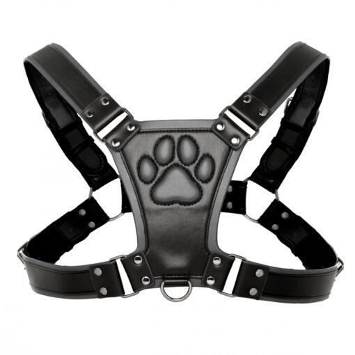 Master Series Alpha Pup Bulldog Harness - Black - Image 2