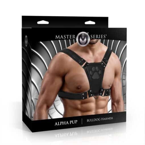 Master Series Alpha Pup Bulldog Harness - Black