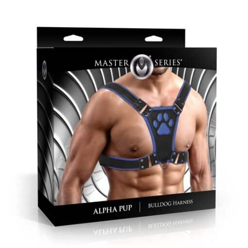 Master Series Alpha Pup Bulldog Harness - Blue