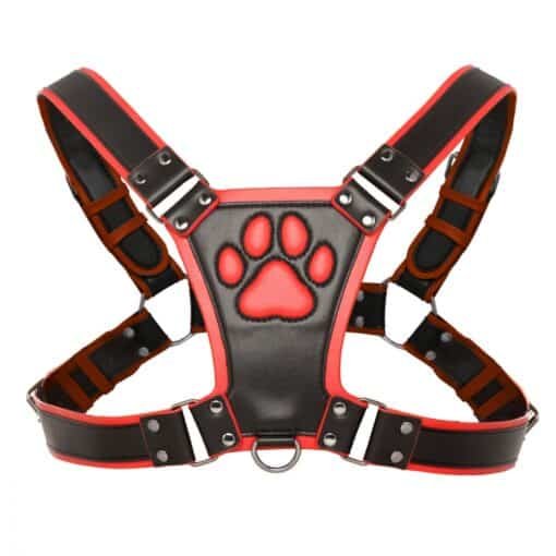 Master Series Alpha Pup Bulldog Harness - Red - Image 2