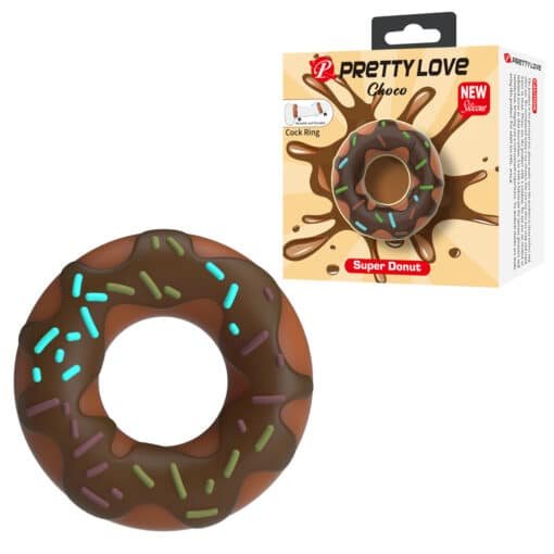 Pretty love Chocolate Donut Cock Ring - Brown