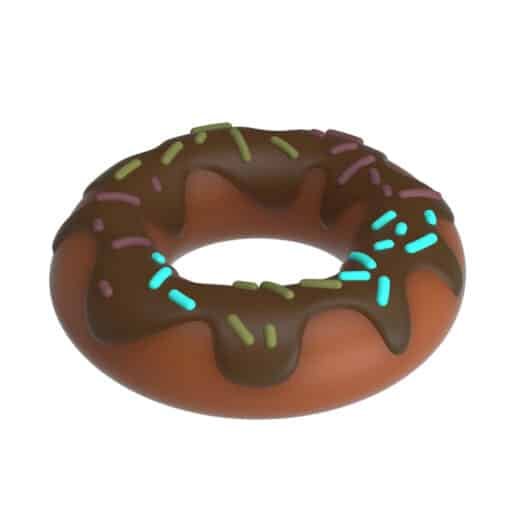 Pretty love Chocolate Donut Cock Ring - Brown - Image 3