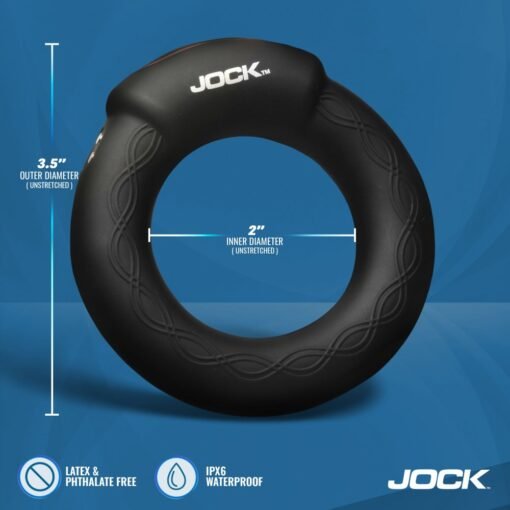 Jock Rumbler Vibrating & Warming C-Ring - 2" ( 50mm) - Image 7