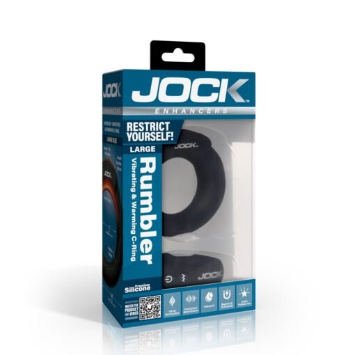 Jock Rumbler Vibrating & Warming C-Ring - 2" ( 50mm)