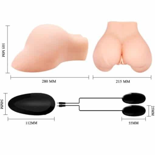 Crazy Bull - Julie Vagina and Anus with Realistic Mesh with Vibration - Image 2