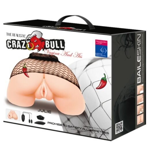 Crazy Bull - Julie Vagina and Anus with Realistic Mesh with Vibration