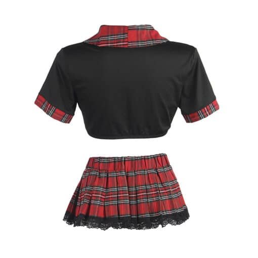 Sexy Schoolgirl Costume with Top L/XL - Image 3
