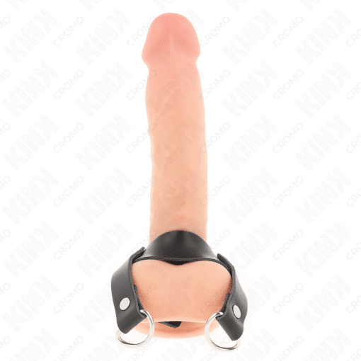 Kink – Leather Ball Ring with "D" Shape Rings 18 CM x 3.3 CM – Nr 44 - Image 3