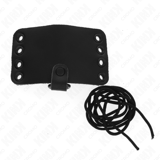 Kink – Leather Penis Ring with Lace Closure and Laces – Nr 36 - Image 2
