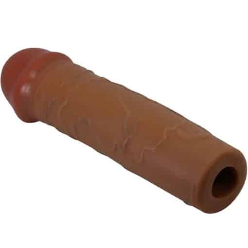 Pretty Love – Nile Penis Sleeve with 2.5 CM Extension Brown - Image 6