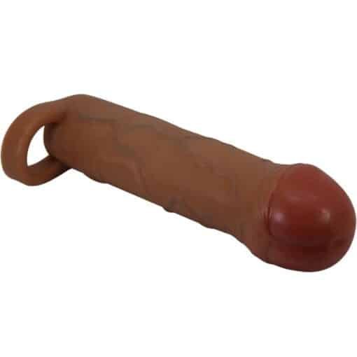 Pretty Love – Bunion Penis Sleeve with 2.5 CM Extension Brown - Image 2