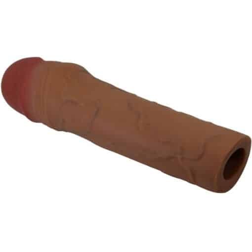 Pretty Love – Chane Penis Sleeve with 5 CM Extension Brown - Image 3