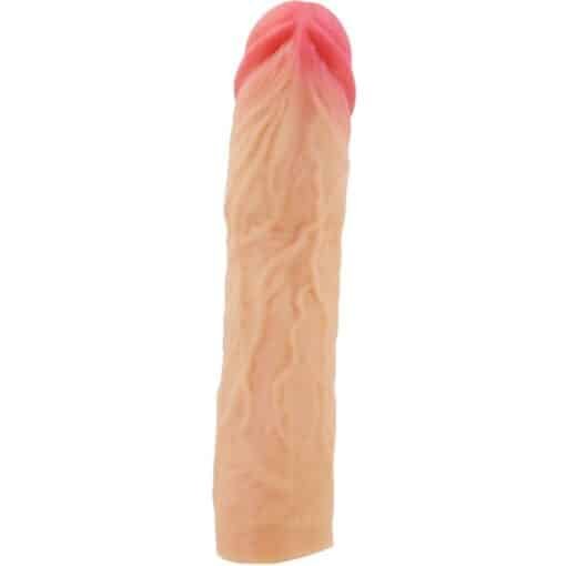 Pretty Love - Derek Penis Sleeve with 7.6 CM Extension Flesh - Image 4
