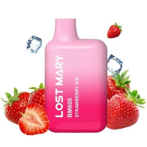 Lost Mary - BM600 Nicotine Mini Vaper 2% Disposable Strawberry Ice