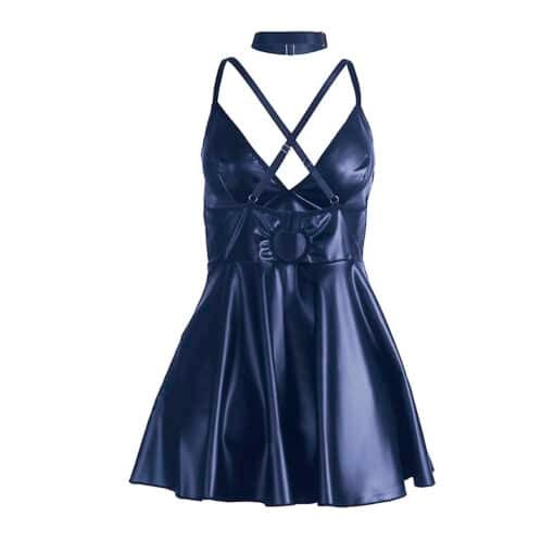 Dress Blue PU Leather with Blue PU Leather Strap L/XL - Image 6