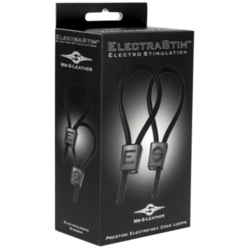 Electrastim - Prestige Electra Loops Adjustable Cock Rings Black