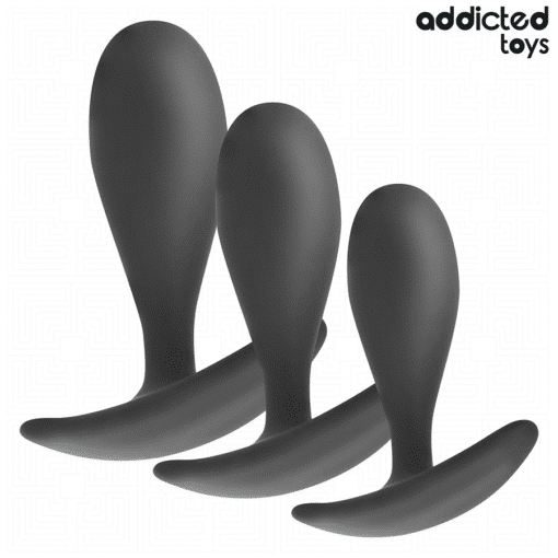 Addicted Toys - Set of 3 Silicone Anal Plugs - Model 2 - Image 7