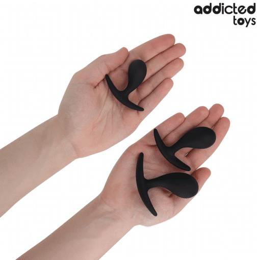 Addicted Toys - Set of 3 Silicone Anal Plugs - Model 3 - Image 2