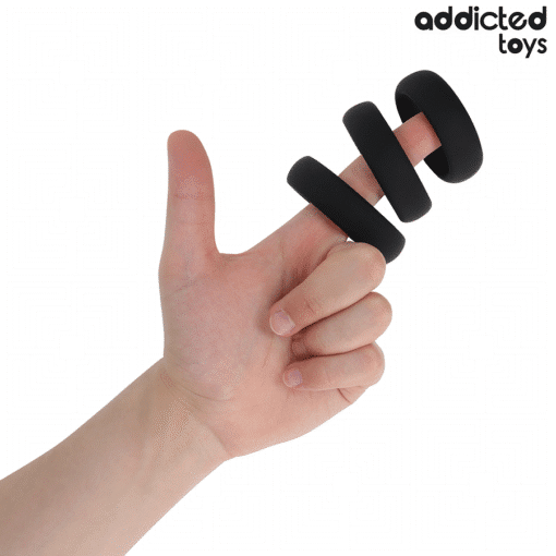 Addicted Toys - Set of Flat Silicone Rings - Image 6